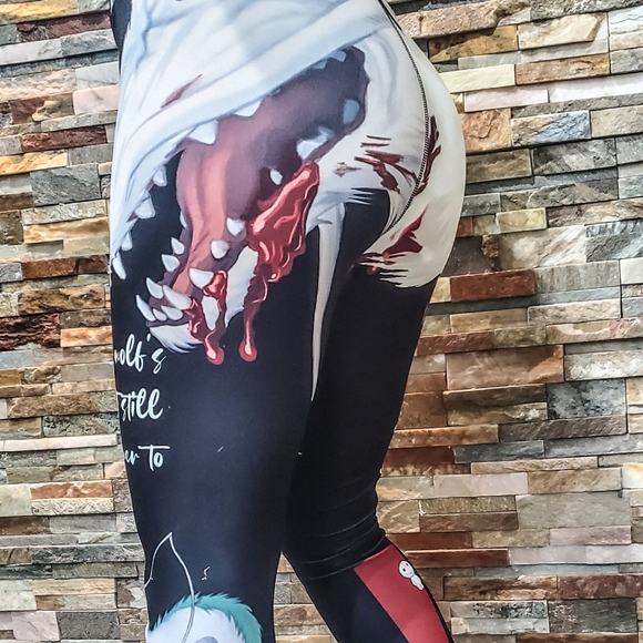 Ghibli Yoga Pants Spirited Away Princess Mononoke - Picture 2 of 2